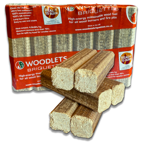 Woodlets Fire Eco Briquettes 6 pack - Bulk Deals - 96 packs