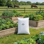 Horse manure compost