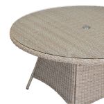 Rattan garden furniture table
