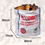 Kiln Dried Hardwood Dumpy Bag - Eucalyptus 25cm