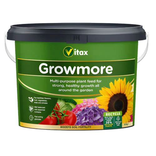 Vitax Growmore Fertiliser 10kg bulk Tub
