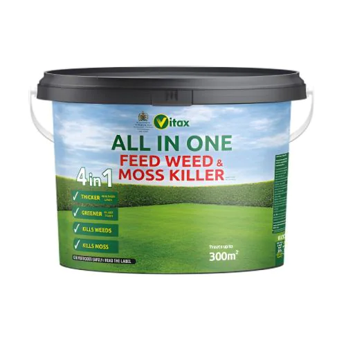 Lawn Feed Weed & Moss Killer Tub - Treats 300sqm 