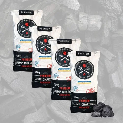 Birch lumpwood charcoal restauant fuel