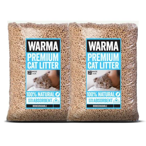 Wood pellet cat litter