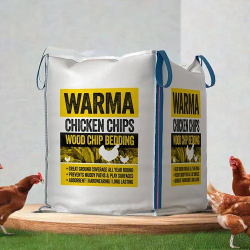 Chicken wood chips for chicken runs