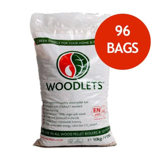 Woodlets wood pellets 96 bag deal