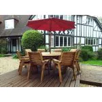 Eight Seat Circular Dining Set