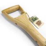 Ash handled garden spade