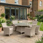 Sicily 6 seater rattan garden furniture set
