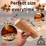 Ardente Beech Pizza Wood Box - 10kg