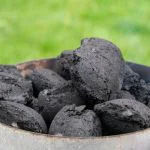 Charcoal in bags