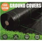 Heavy Duty Weed Control Ground Cover Membrane - 2m x 50m