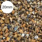Golden gravel for driveways