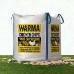  Premium Hardwood Chicken Coop Chips - Dumpy Bag