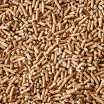 Biomass wood pellets