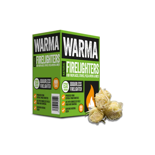Wood Wool Eco Firelighters - 1 box
