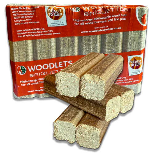 Woodlets Fire Eco Briquettes 6 pack - Bulk Deals - 96 packs