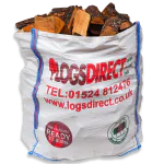 Kiln Dried Dumpy Bag Hardwood Logs - Alder