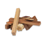 Handful of kinding with eco wood wool firelighter